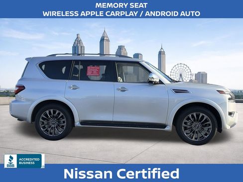 Certified 2024 Nissan Armada Platinum w/ Captain's Chairs Package image 6