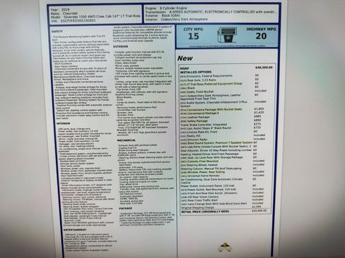 Used 2019 Chevrolet Silverado 1500 LT Trail Boss image 24