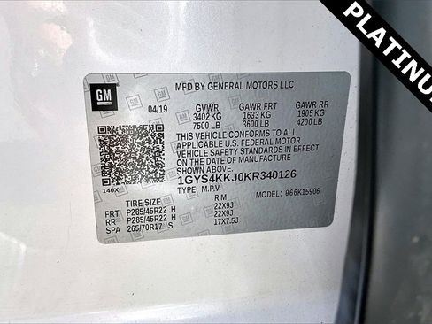 Used 2019 Cadillac Escalade ESV Platinum image 36