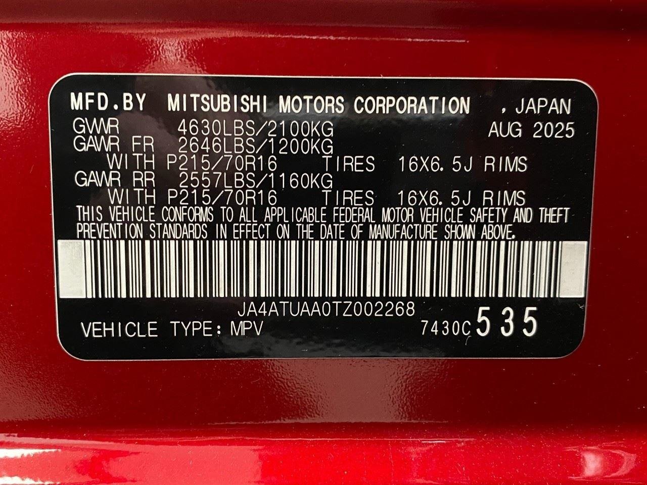 New 2026 Mitsubishi Eclipse Cross ES AWD/4WD image 54