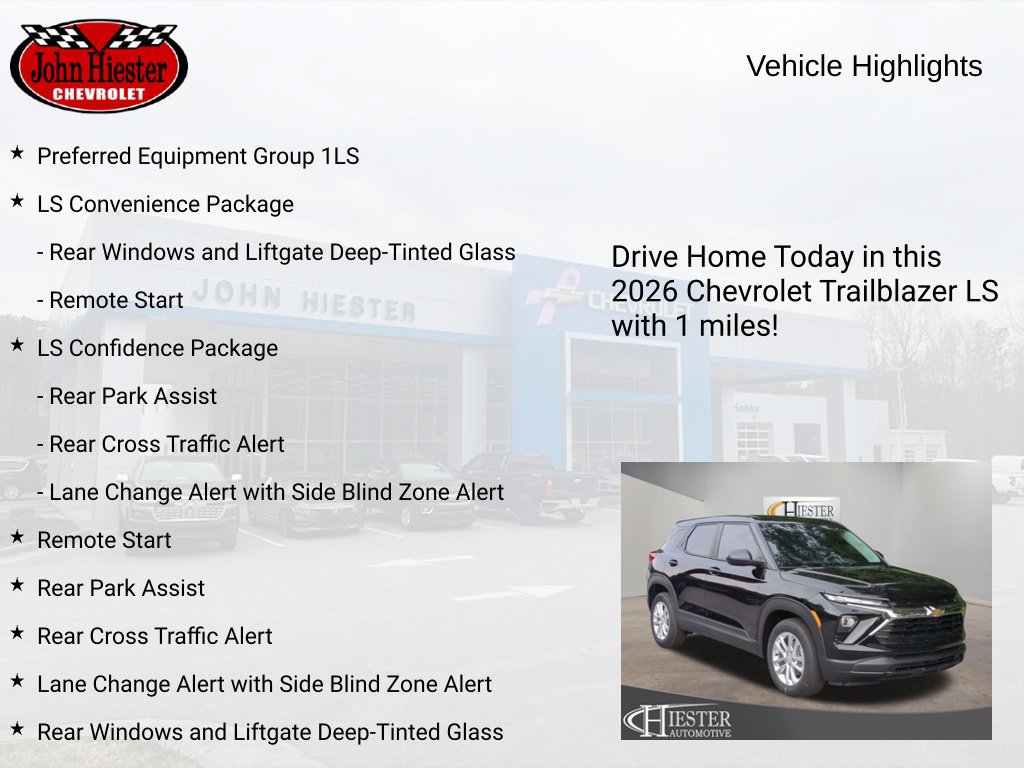 New 2026 Chevrolet TrailBlazer LS w/ LS Convenience Package FWD image 6