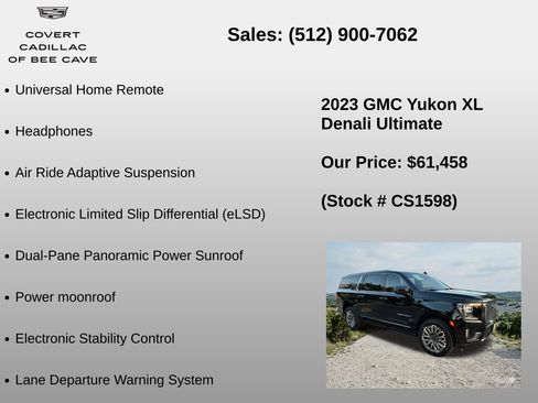 Used 2023 GMC Yukon XL Denali Ultimate AWD/4WD image 24