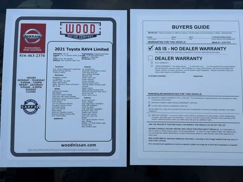 Used 2021 Toyota RAV4 Limited image 11