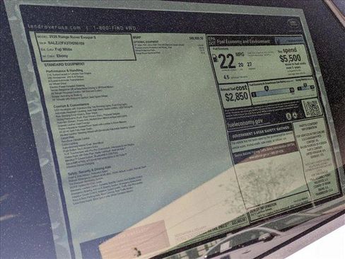 New 2026 Land Rover Range Rover Evoque S image 20