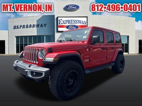 Used 2018 Jeep Wrangler Unlimited Sahara AWD/4WD image 1