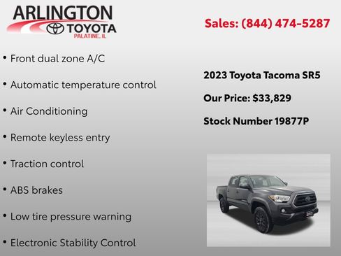 Used 2023 Toyota Tacoma SR5 AWD/4WD image 4