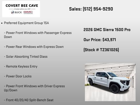 New 2026 GMC Sierra 1500 Pro w/ Graphite Edition RWD image 7