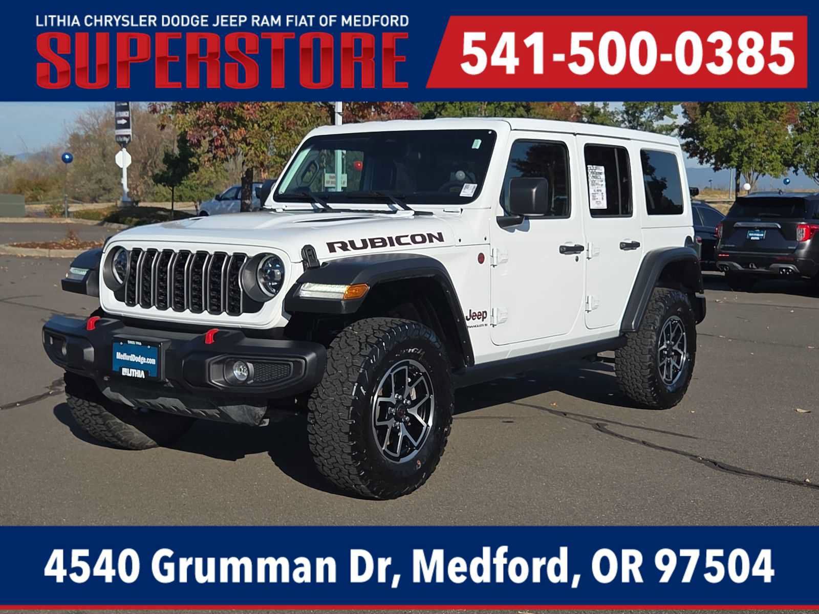 Certified 2025 Jeep Wrangler Unlimited Rubicon AWD/4WD image 1