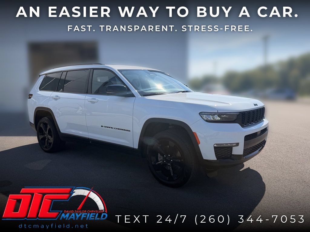 Used 2025 Jeep Grand Cherokee L Limited w/ Black Appearance Package AWD/4WD image 1