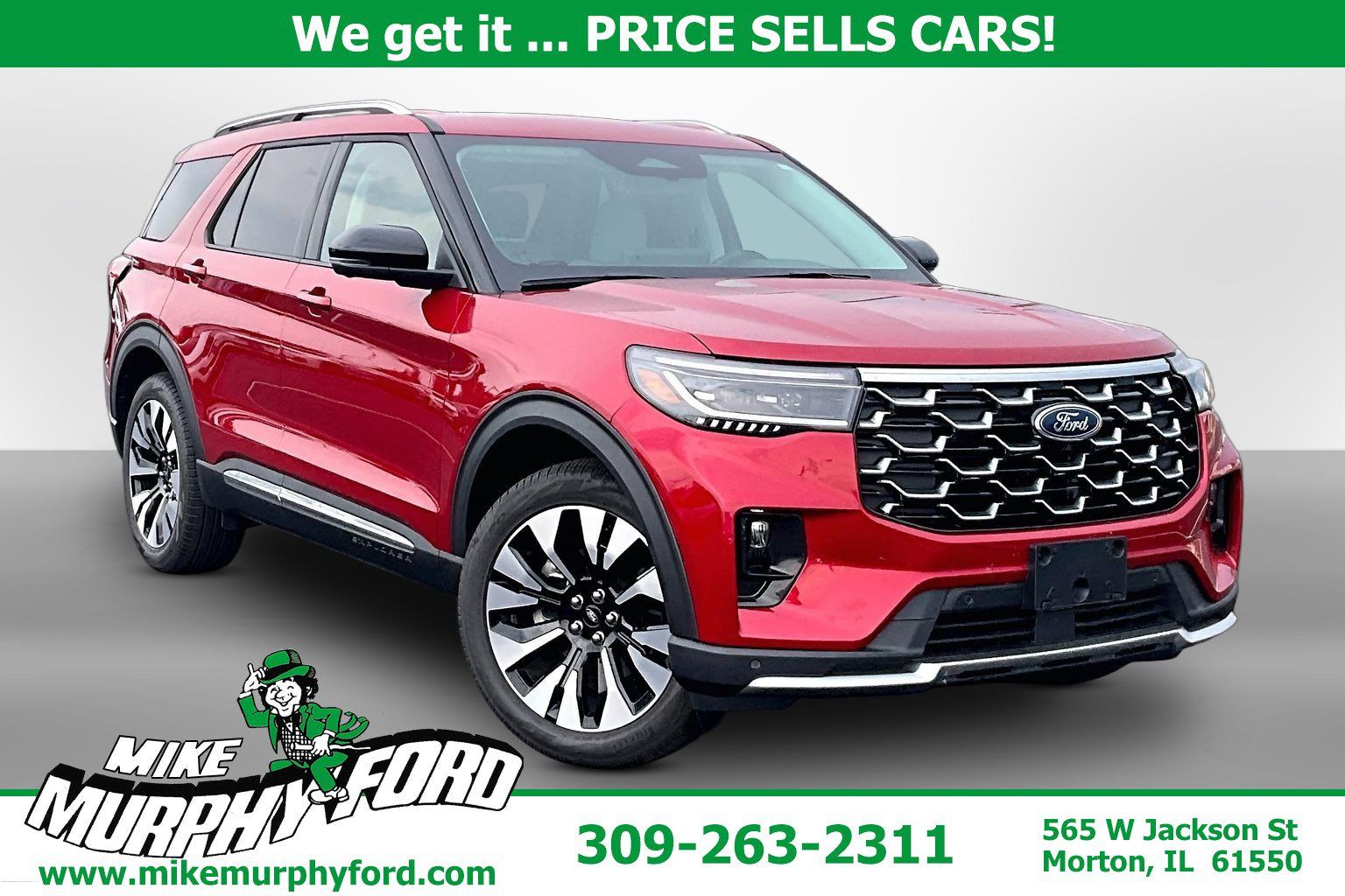 Used 2026 Ford Explorer Platinum w/ LUX Leather Package AWD/4WD image 1