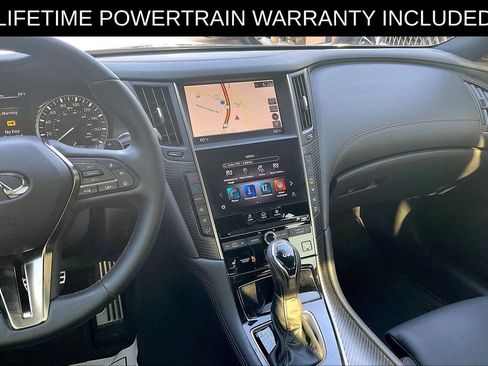 Used 2023 INFINITI Q50 Red Sport 400 w/ Carbon Fiber Package RWD image 8