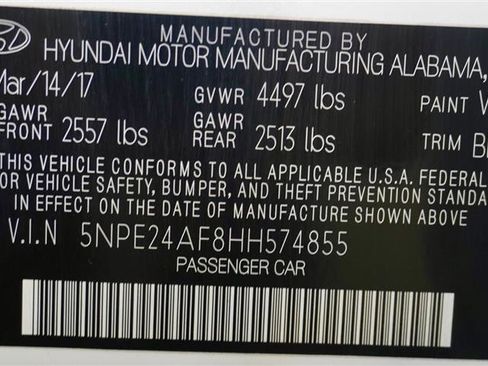 Used 2017 Hyundai Sonata SE image 39