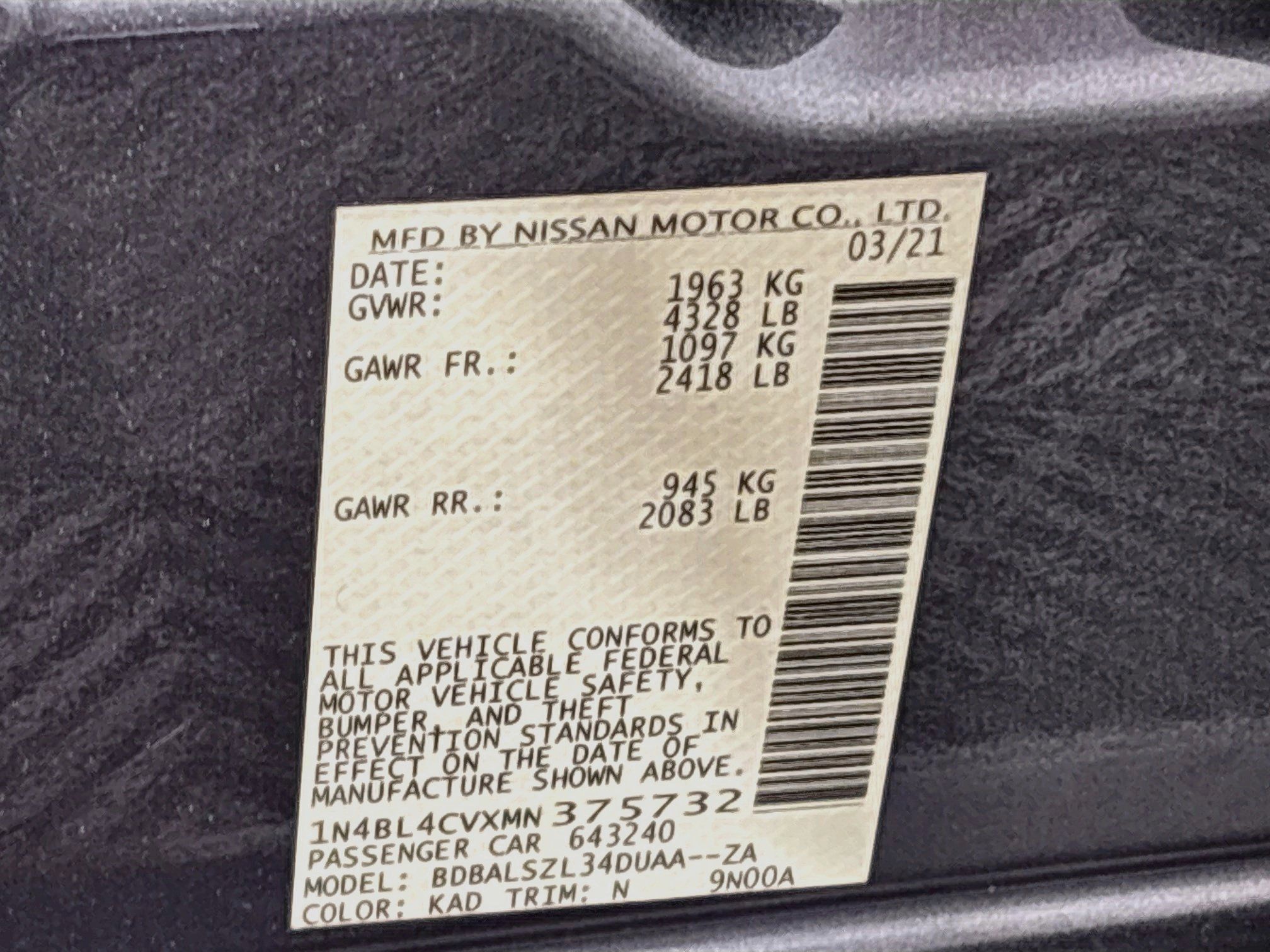 Used 2021 Nissan Altima 2.5 SR w/ SR Premium Package FWD image 38