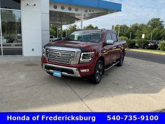 Used 2021 Nissan Titan Platinum Reserve w/ Moonroof Package AWD/4WD video 1