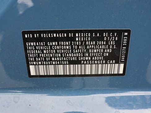New 2026 Volkswagen Jetta SEL FWD image 51