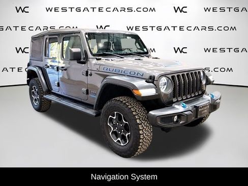 Used 2022 Jeep Wrangler Unlimited Rubicon 4xe w/ Cold Weather Group image 2