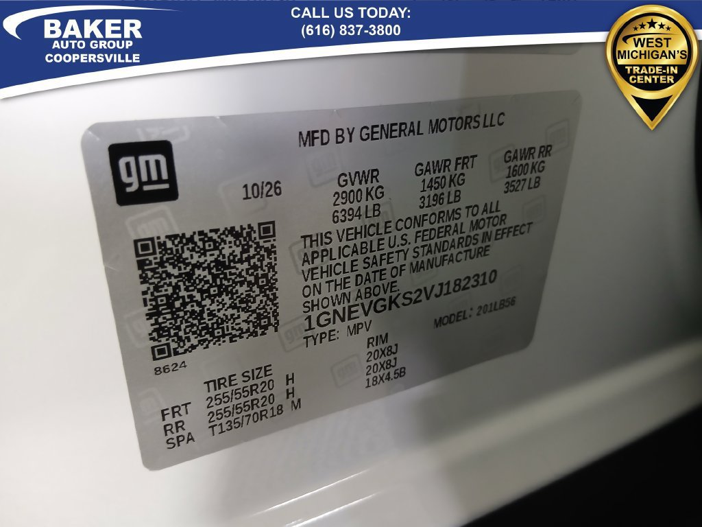 New 2027 Chevrolet Traverse LT w/ Driver Confidence Package AWD/4WD image 48