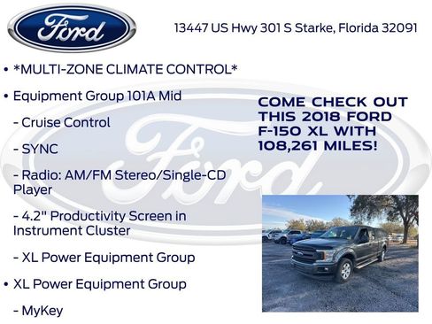 Used 2018 Ford F150 XL w/ Equipment Group 101A Mid image 15