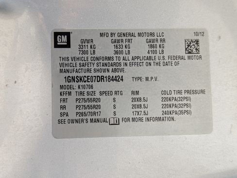 Used 2013 Chevrolet Tahoe LTZ AWD/4WD image 53
