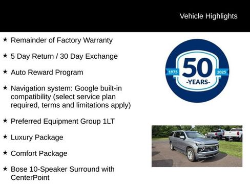 Used 2026 Chevrolet Suburban LT w/ Comfort Package AWD/4WD image 6