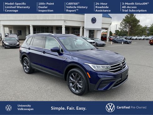 Certified 2022 Volkswagen Tiguan SE FWD image 1