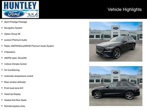 Used 2023 Genesis GV70 3.5T Sport w/ Sport Prestige Package image 2