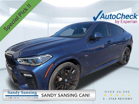 Used 2021 BMW X6 M50i w/ Executive Package image 1