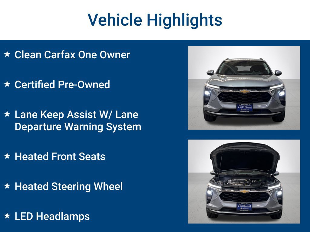 Certified 2025 Chevrolet Trax LT w/ LT Convenience Package FWD image 3