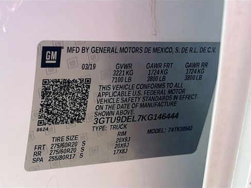 Used 2019 GMC Sierra 1500 SLT w/ SLT Premium Plus Package image 30