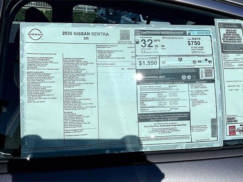 New 2026 Nissan Sentra SR image 13