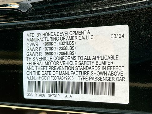 Used 2024 Honda Accord EX image 31