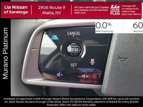 New 2026 Nissan Murano Platinum AWD/4WD image 18