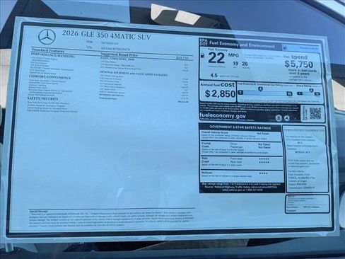 Used 2026 Mercedes-Benz GLE 350 4MATIC image 16