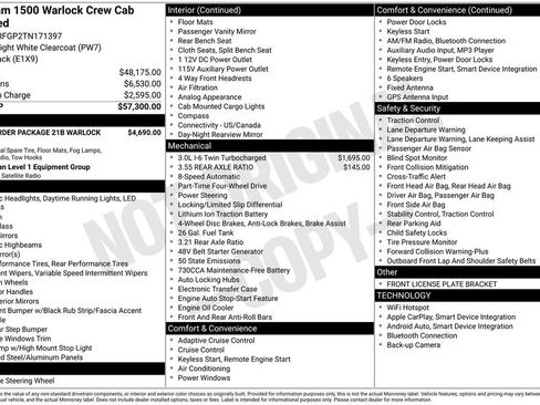 New 2026 RAM 1500 Classic Warlock AWD/4WD image 22