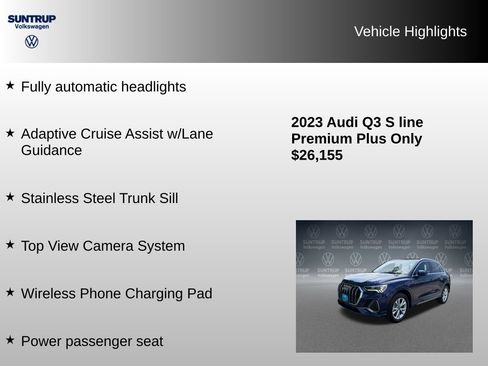 Used 2023 Audi Q3 2.0T Premium Plus w/ Premium Plus Package AWD/4WD image 23