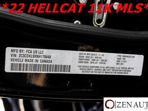 Used 2022 Dodge Charger SRT Hellcat w/ Harman/Kardon Audio Group image 63