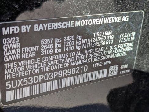 Used 2023 BMW X3 xDrive30i w/ Convenience Package AWD/4WD image 16