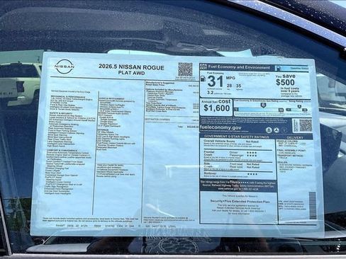 New 2026 Nissan Rogue Platinum w/ Platinum Premium Package AWD/4WD image 13