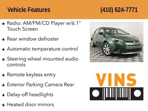 Used 2015 Toyota Corolla LE image 5