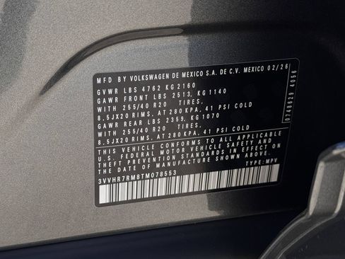 New 2026 Volkswagen Tiguan SE R-Line FWD image 29