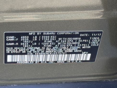 Used 2018 Subaru Outback 3.6R Limited AWD/4WD image 33