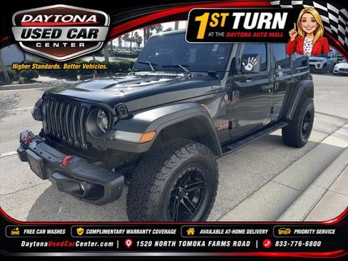 Used 2019 Jeep Wrangler Unlimited Rubicon w/ Uconnect 4C Nav & Sound Group AWD/4WD image 1