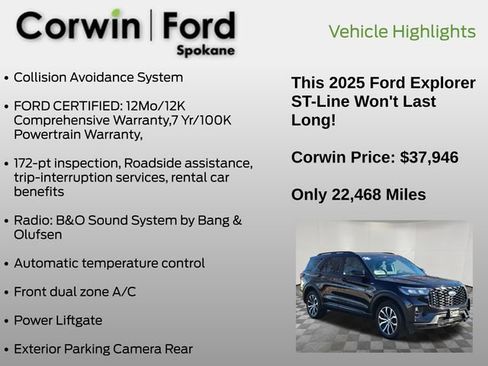 Used 2025 Ford Explorer ST-Line image 7