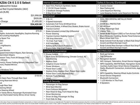 New 2026 MAZDA CX-5 Select AWD/4WD image 5