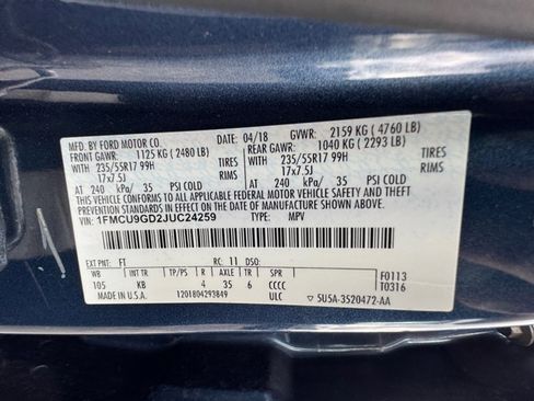 Used 2018 Ford Escape SE AWD/4WD image 29