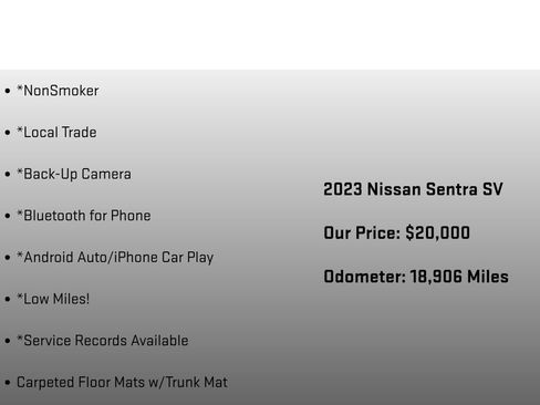 Used 2023 Nissan Sentra SV image 6