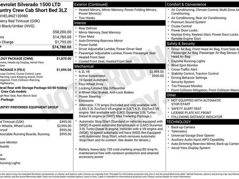 Used 2022 Chevrolet Silverado 1500 High Country w/ Technology Package image 5