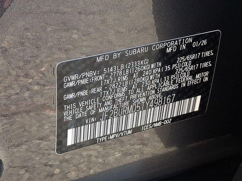 Used 2026 Subaru Outback Wilderness w/ Wilderness Plus Package AWD/4WD image 28