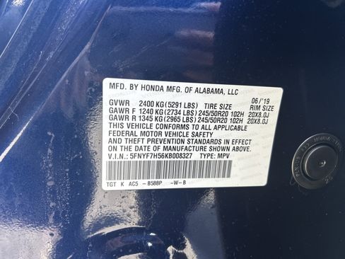 Used 2019 Honda Passport EX-L image 36