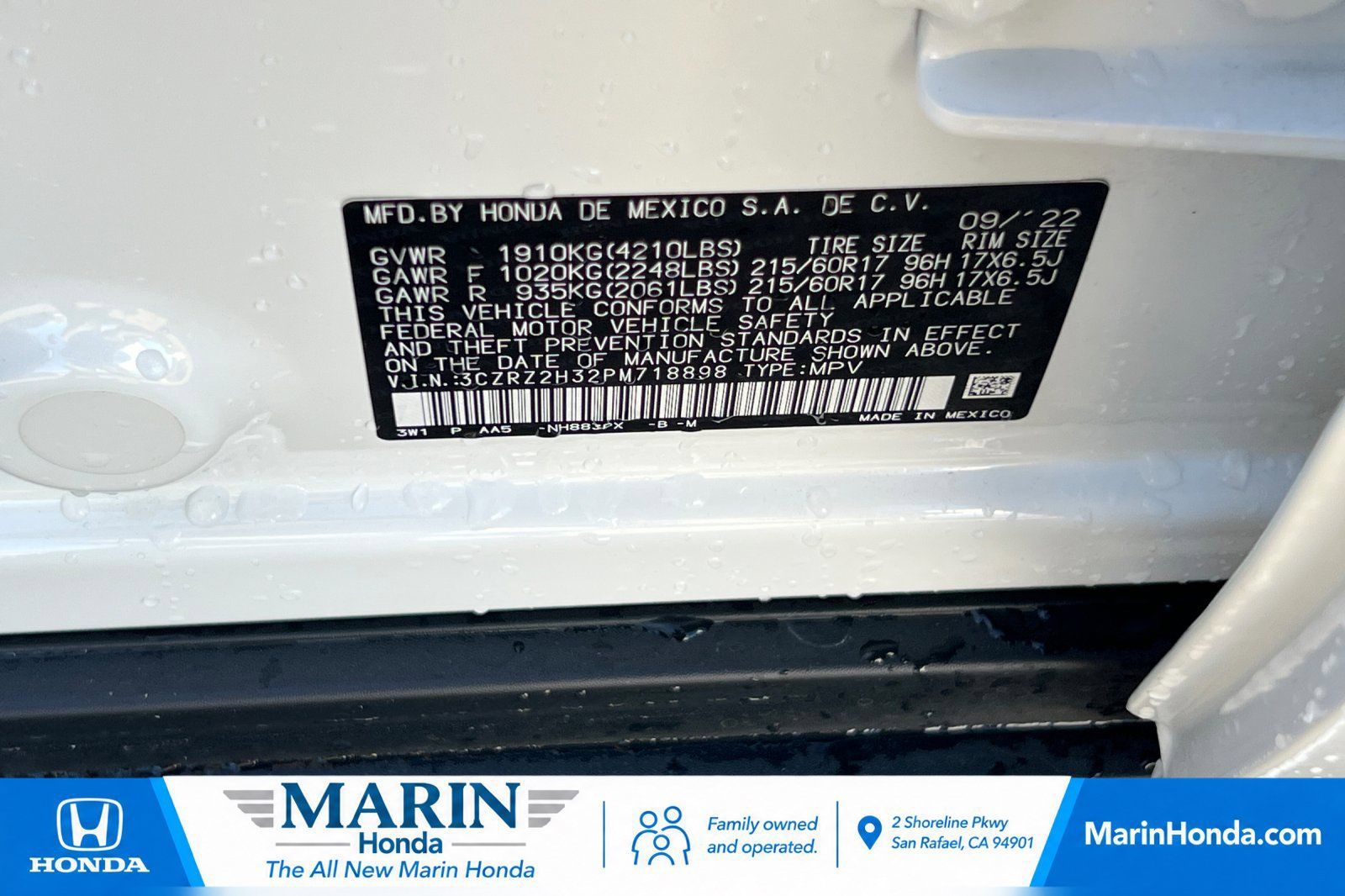 Used 2023 Honda HR-V LX image 37